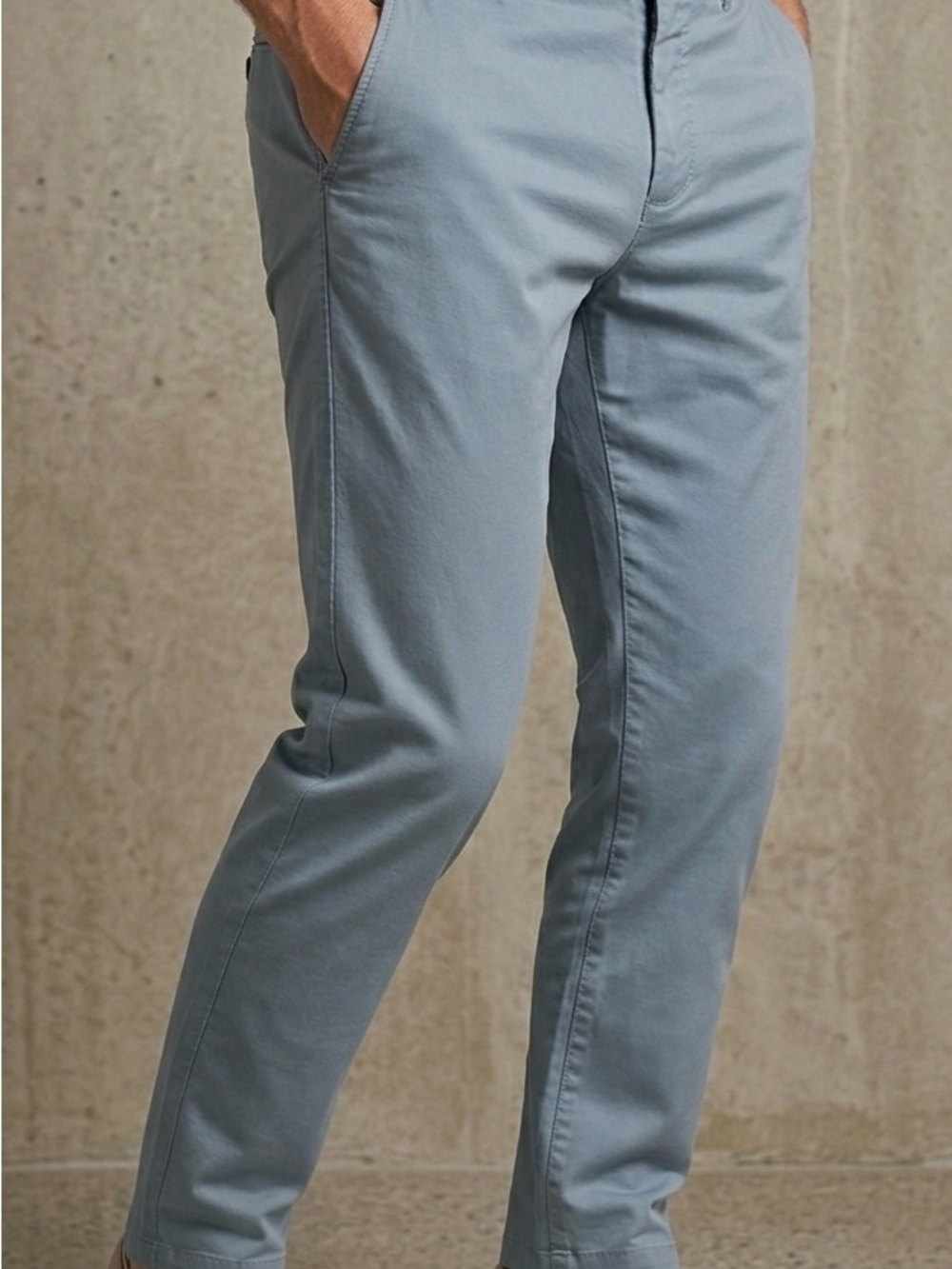 Gently Used Devred Men's Chinos - Light
Slate Blue - Size 30 US